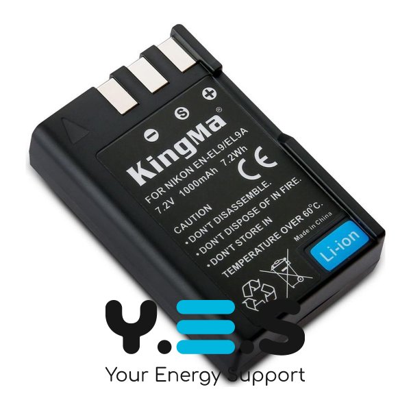 Батарея для фотоапарату Nikon EN-EL9 (KingMa) 1000 mAh HPW-14336