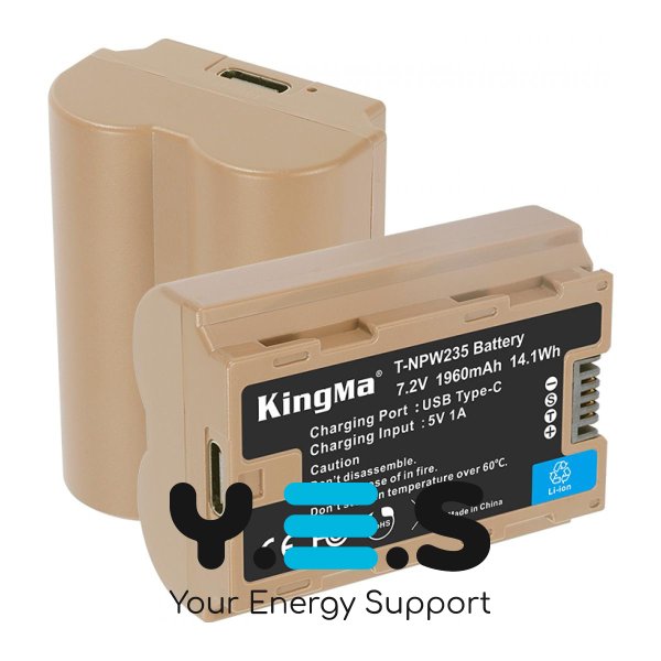Батарея для фотоапарату Fujifilm NP-W235 USB-C (KingMa) 1960 mAh HPW-14742