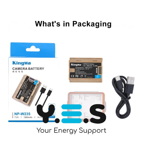 Батарея для фотоапарату Fujifilm NP-W235 USB-C (KingMa) 1960 mAh HPW-14742