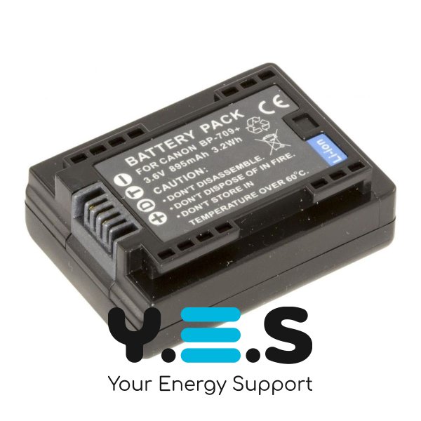 Батарея для фото-камер Canon BP-709 (MultiplePower) 895 mAh HPW-11378