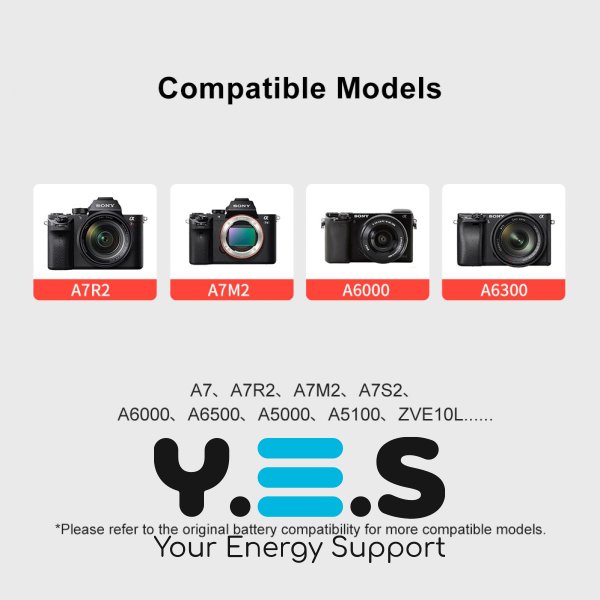 Батарея для фотоапарату Sony NP-FW50 USB-C (KingMa) 1080 mAh HPW-14743