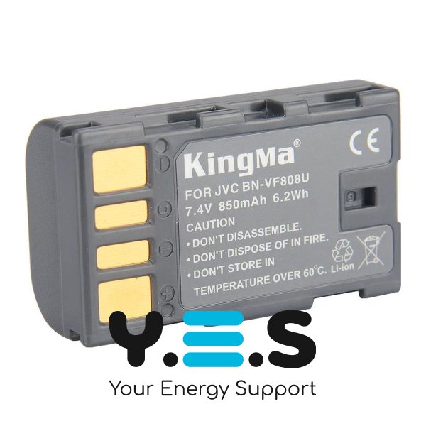 Батарея для фотоапарату JVC BN-VF808U (KingMa) 800 mAh HPW-14113