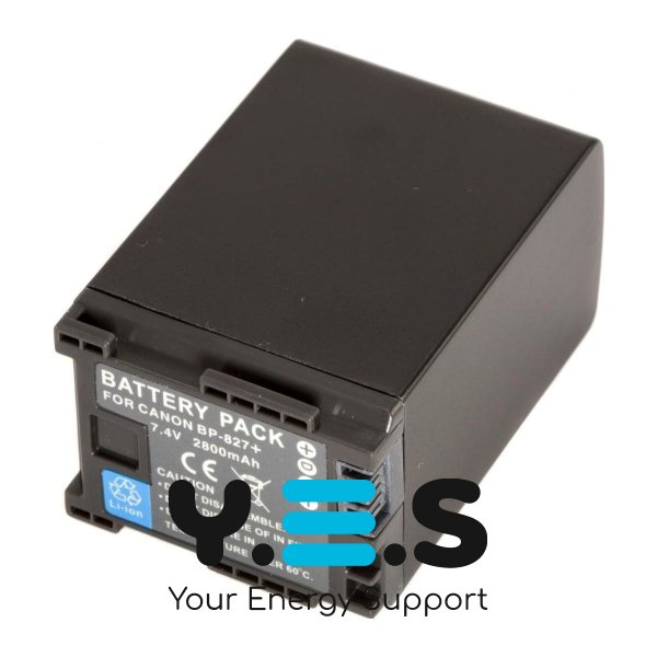 Батарея для фото-камер Canon BP-827 (MultiplePower) 2670 mAh HPW-10097