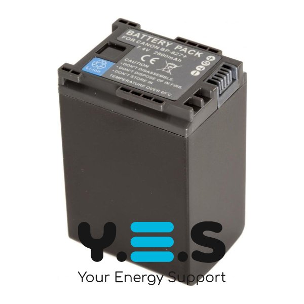 Батарея для фото-камер Canon BP-827 (MultiplePower) 2670 mAh HPW-10097