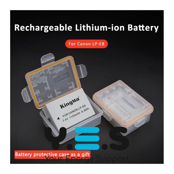 Батарея для фотоапарату Canon LP-E8 (KingMa) 1120 mAh HPW-14168