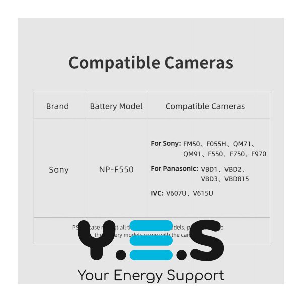 Мережевий адаптер Sony AC-F550 (KingMa) HPW-14176