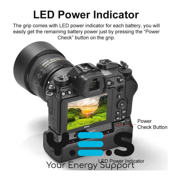Батарейний блок KingMa для фотоапарату Nikon Z6 Z7 (MB-N10) HPW-14386