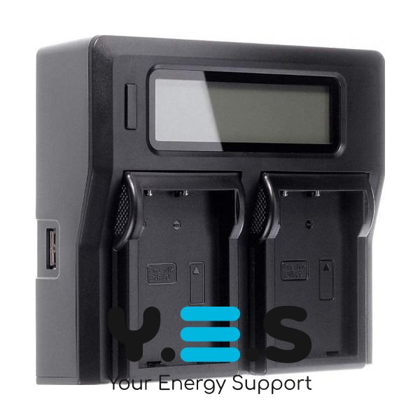 Інтелектуальний зарядний пристрій на 2 батареї (KingMa) для Nikon EN-EL9 HPW-13343