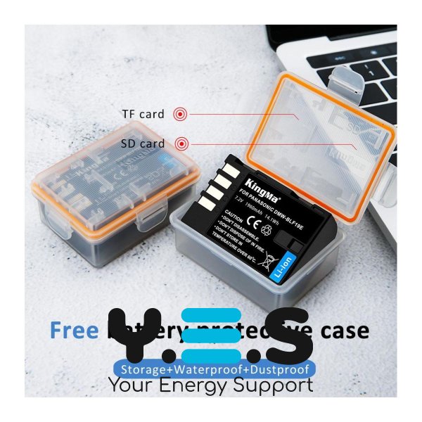 Батарея для фотоапарату Panasonic DMW-BLF19E (KingMa) 1960 mAh HPW-14162