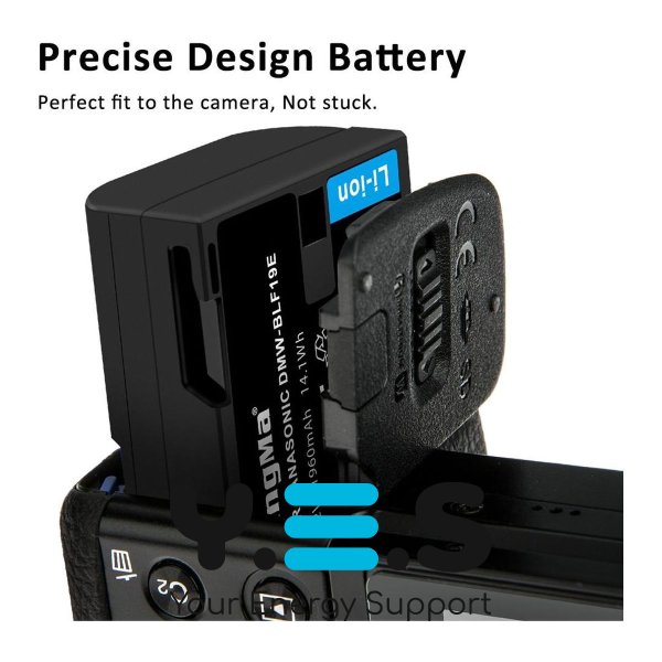 Батарея для фотоапарату Panasonic DMW-BLF19E (KingMa) 1960 mAh HPW-14162