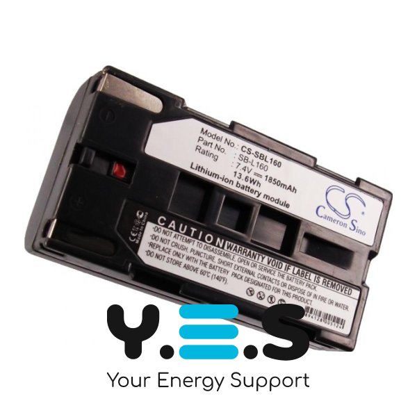 Батарея для фото-камер Samsung SB-L160 (MultiplePower) 1850 mAh HPW-11877