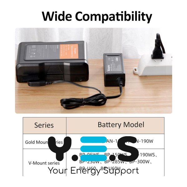 Інтелектуальний зарядний пристрій для 16.8V 3A (D-TAP) для V-Mount (Gold Mount) акумуляторів BP-95W BP-150W BP-190W AN-95W AN-190W (KingMa) HPW-15127