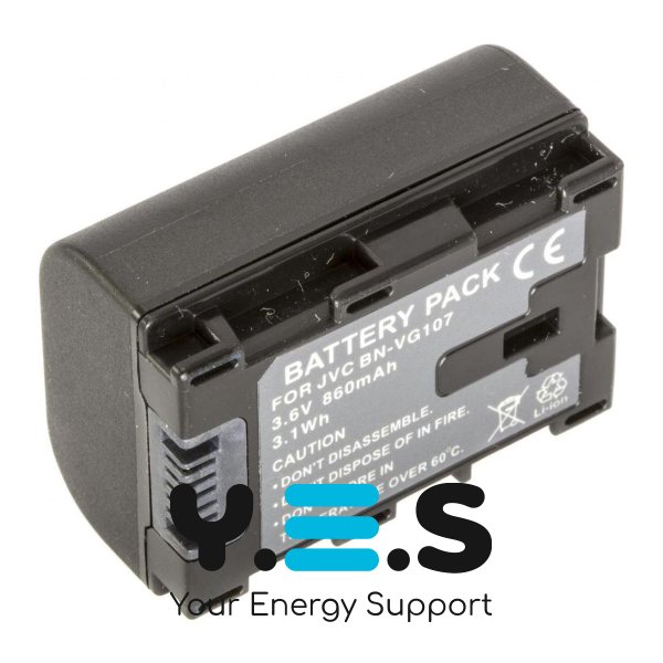 Батарея для фото-камер JVC BN-VG107U (MultiplePower) 860 mAh HPW-11895