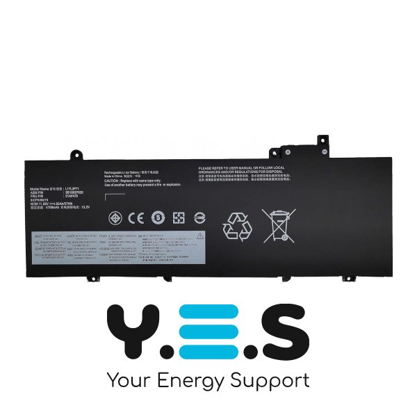 Батарея до ноутбуків Lenovo (L17L3P71) ThinkPad T480S (Replacement ) HPW-15155