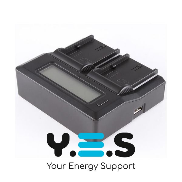 Інтелектуальний зарядний пристрій на 2 батареї (KingMa) для Fujifilm NP-W126 HPW-13334