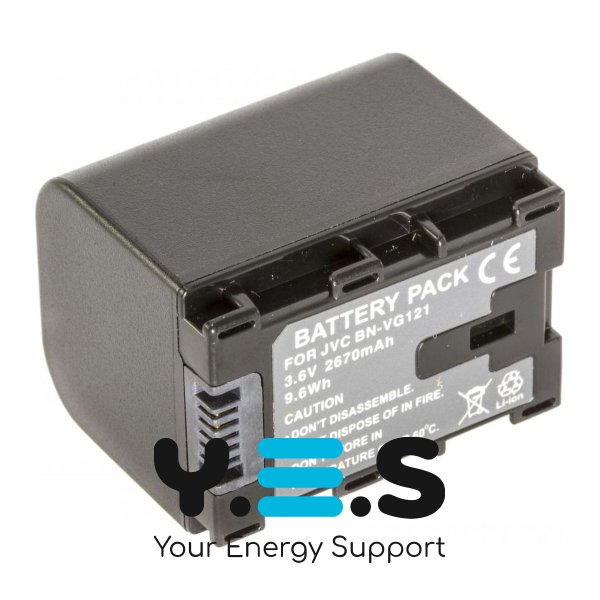 Батарея для фото-камер JVC BN-VG121U (MultiplePower) 2670 mAh HPW-11082