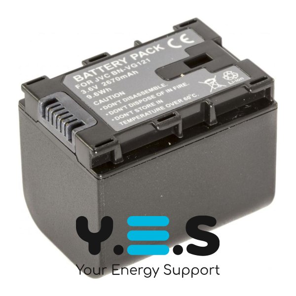 Батарея для фото-камер JVC BN-VG121U (MultiplePower) 2670 mAh HPW-11082