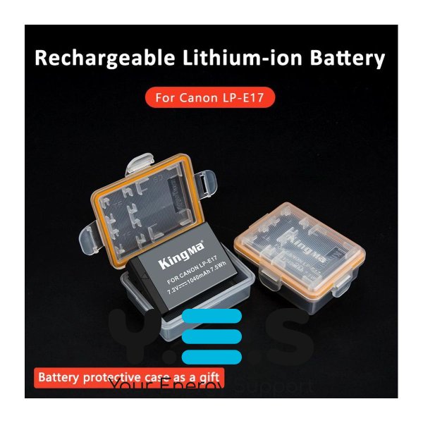 Батарея для фотоапарату Canon LP-E17 (KingMa) 1040 mAh HPW-14165