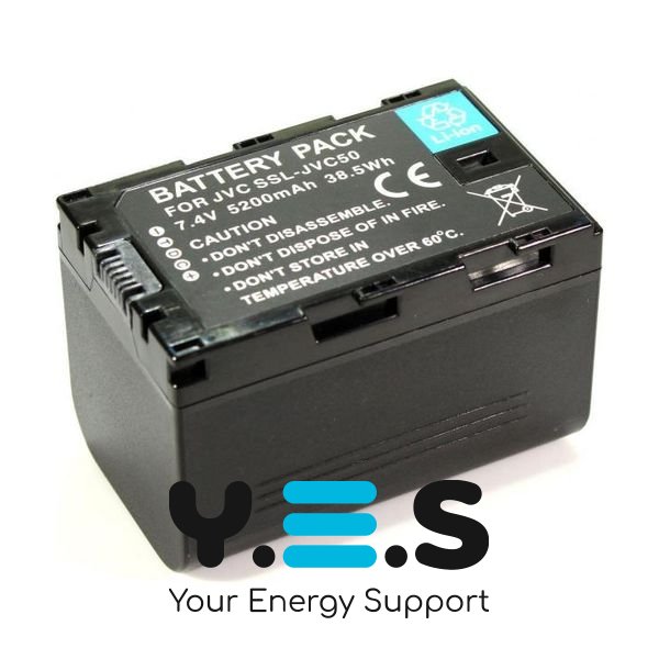 Батарея для фото-камер JVC SSL-JVC50 (MultiplePower) 5200 mAh HPW-12686