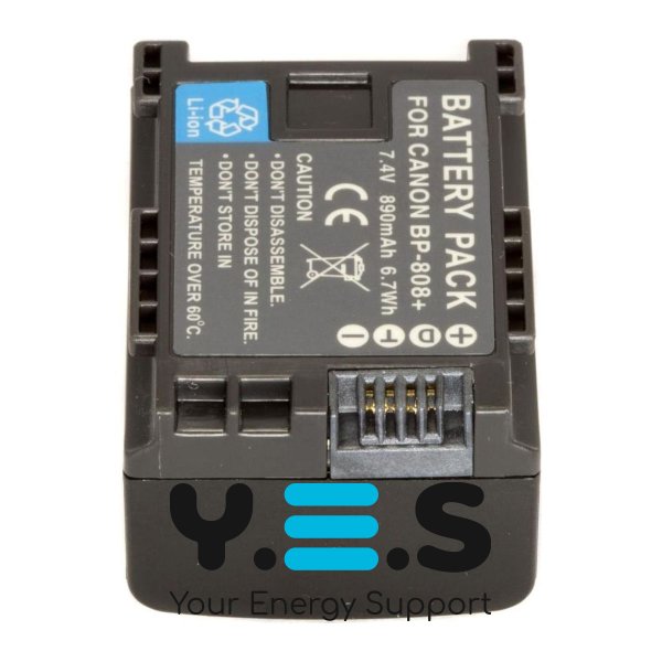 Батарея для фото-камер Canon BP-808 (MultiplePower) 890 mAh HPW-10094