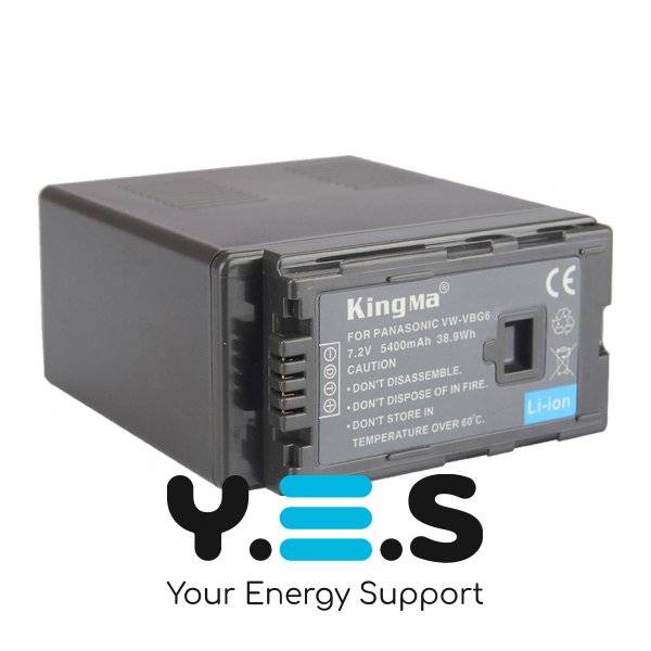 Батарея для фото-камер Panasonic VW-VBG6 (MultiplePower) 5400 mAh HPW-10098