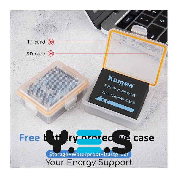 Батарея для фотоапарату Fujifilm NP-W126 (KingMa) 1260 mAh HPW-14118