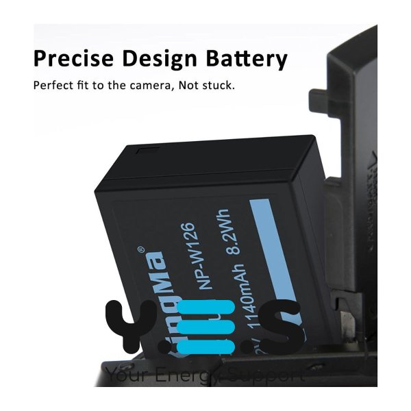 Батарея для фотоапарату Fujifilm NP-W126 (KingMa) 1260 mAh HPW-14118