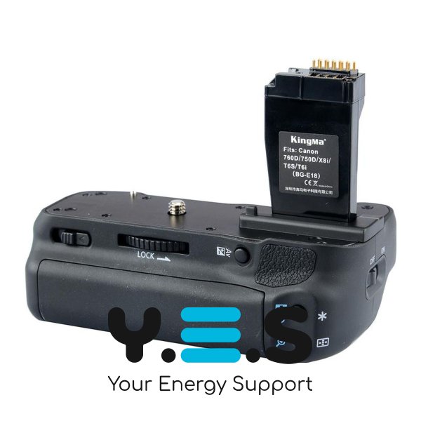 Батарейний блок KingMa для фотоапарату Canon EOS 750D EOS 760D EOS 8000D HPW-14376