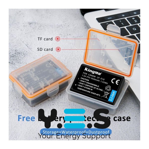 Батарея для фотоапарату Canon LP-E10 (KingMa) 1020 mAh HPW-14324