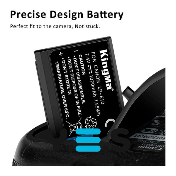 Батарея для фотоапарату Canon LP-E10 (KingMa) 1020 mAh HPW-14324