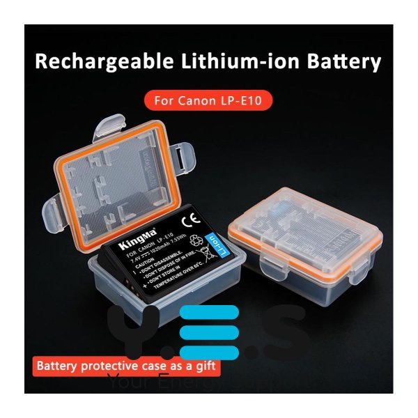 Батарея для фотоапарату Canon LP-E10 (KingMa) 1020 mAh HPW-14324