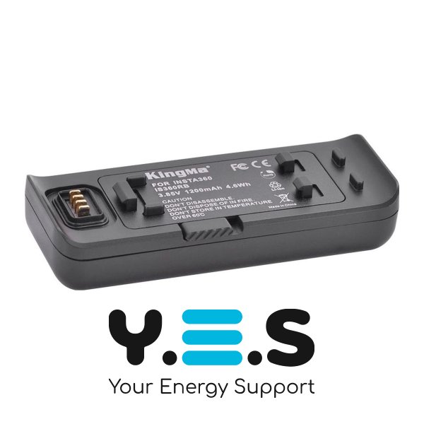 Акумулятор для камеры Insta IS360RB (KingMa) 1200 mAh HPW-14125
