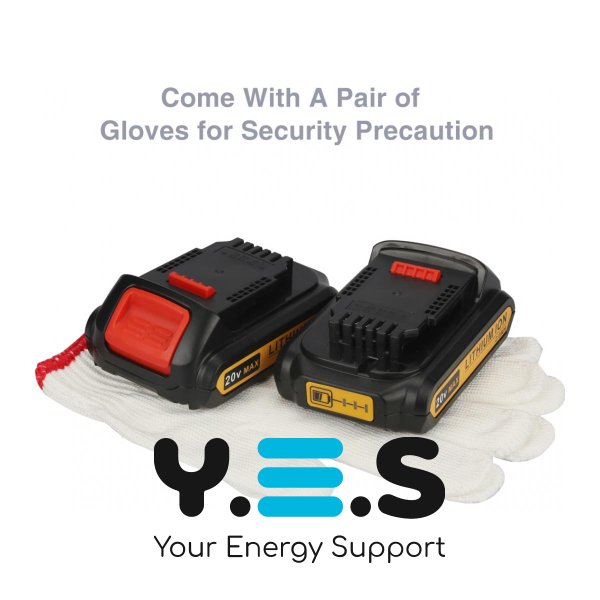 Акумулятор DCB201 20V 2.0 Ah до електроінструменту DeWALT HPW-15206