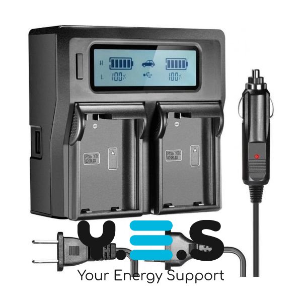 Інтелектуальний зарядний пристрій на 2 батареї (KingMa) для Nikon EN-EL15 HPW-13338