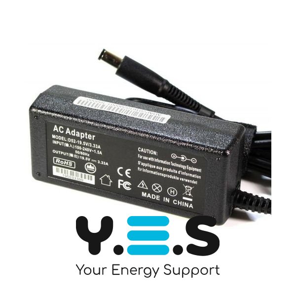 Зарядний пристрій для ноутбука Elitebook-Probook 19.5V 3.33A (7.4*5.0 mm) HPW-12224