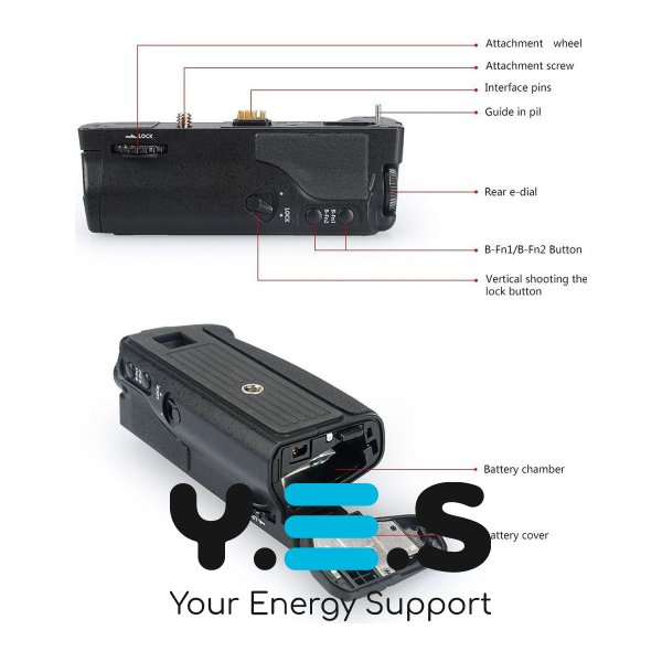 Батарейний блок KingMa для фотоапарату Olympus EM-1 (HLD-7) HPW-14387