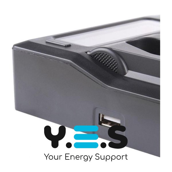 Інтелектуальний зарядний пристрій на 2 батареї (KingMa) для Olympus BLM-5 HPW-14453