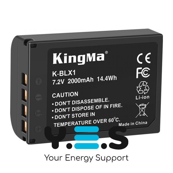 Батарея для фотоапарату Olympus BLX-1 (KingMa) 2000 mAh HPW-14744