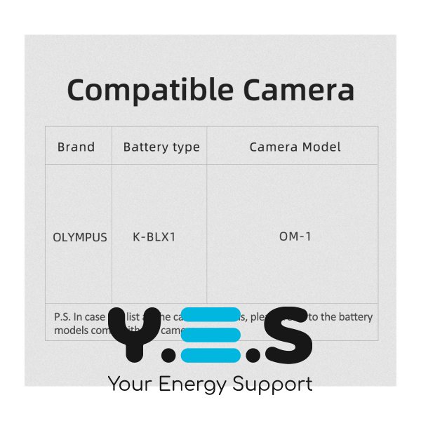 Батарея для фотоапарату Olympus BLX-1 (KingMa) 2000 mAh HPW-14744