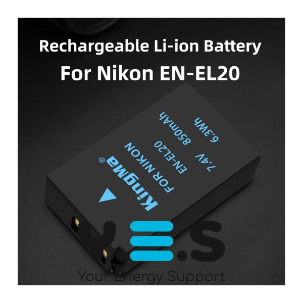 Батарея для фотоапарату Nikon EN-EL20 (KingMa) 850 mAh HPW-14440