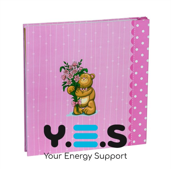 Альбом CHAKO 20 Sheet 9840 Teddy Pink (20 магн. листів) CHK-877388