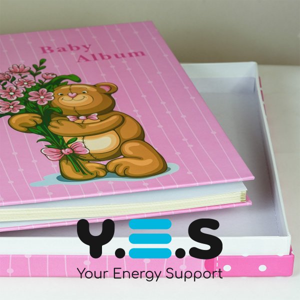 Альбом CHAKO 20 Sheet 9840 Teddy Pink (20 магн. листів) CHK-877388