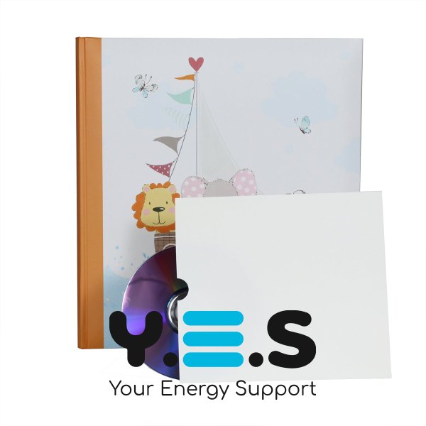 Альбом Walther 28*30,5 Baby album by my side, orange UK-277-O 50 pages CHK-892865