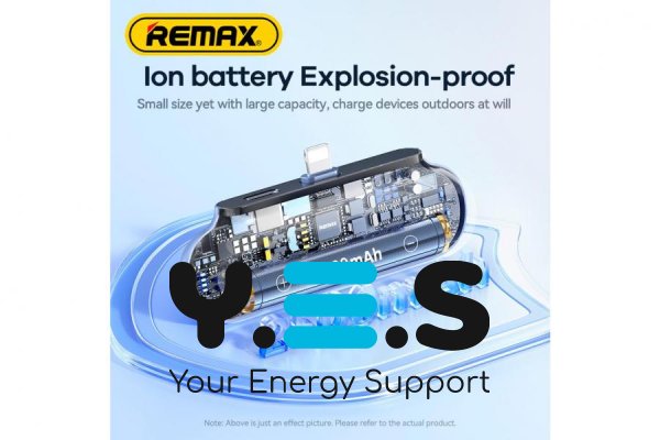 УМБ чорний Remax RPP-576 2500mAh Швидка допомога до айфону (Capsule Series)
