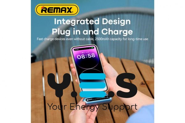 УМБ чорний Remax RPP-576 2500mAh Швидка допомога до айфону (Capsule Series)