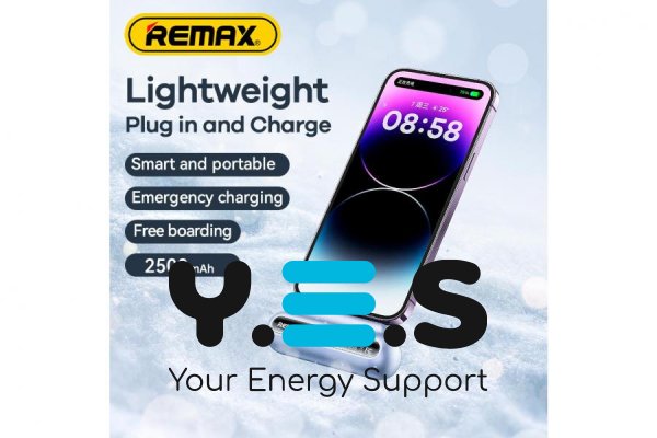УМБ чорний Remax RPP-576 2500mAh Швидка допомога до айфону (Capsule Series)