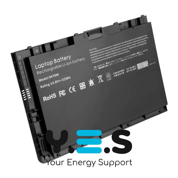 Батарея до ноутбуків HP (BT04XL) EliteBook Folio 9470m 9480m (Replacement ) HPW-15136