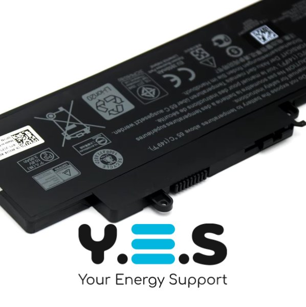 Батарея (оригінал) для Dell Inspiron: 3147 3148 3152 3153 3157 3158 7347 7348 7352 7353 7359 7558 7568 GK5KY 04K8YH 11.1V 3800mAh (43Wh)