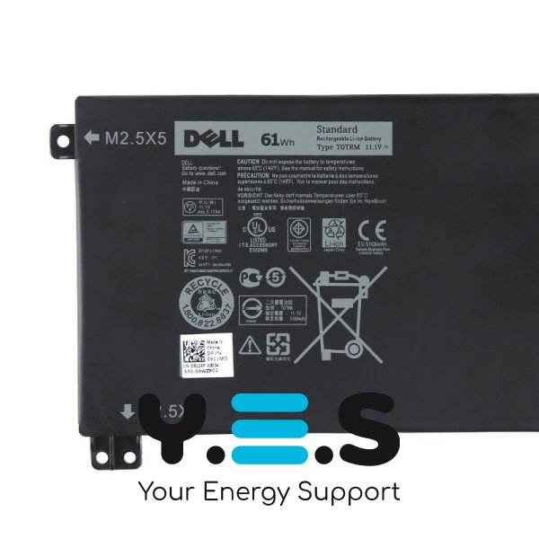Батарея (оригінал) для Dell : XPS 15 9530, Precision M3800 11.1V 5168mAh (61Wh)