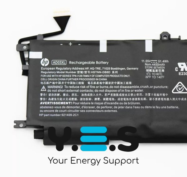 Батарея (оригінал) для HP Envy 13-AD 13-AD000 серії - AD03XL 11.55V 4550mAh (51.4Wh)